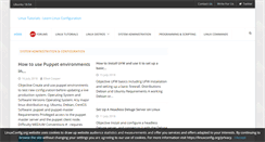 Desktop Screenshot of linuxconfig.org