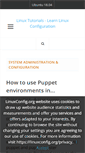 Mobile Screenshot of linuxconfig.org