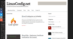 Desktop Screenshot of linuxconfig.net