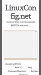 Mobile Screenshot of linuxconfig.net
